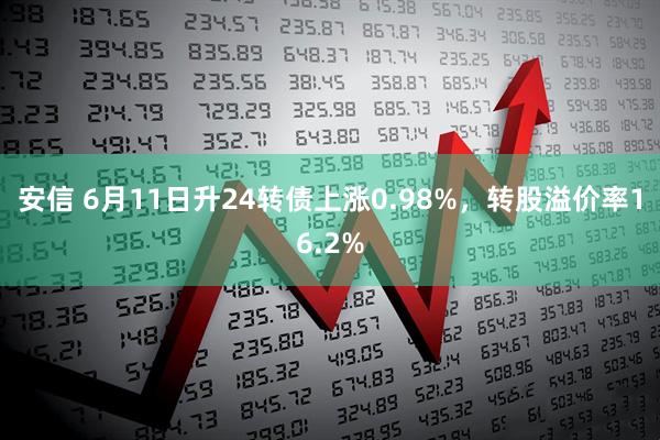 安信 6月11日升24转债上涨0.98%，转股溢价率16.2%